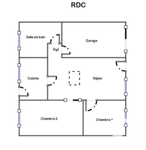 Maison traditionnelle 3 pièces de 70 m² à Aulnay-sous-Bois (93600)