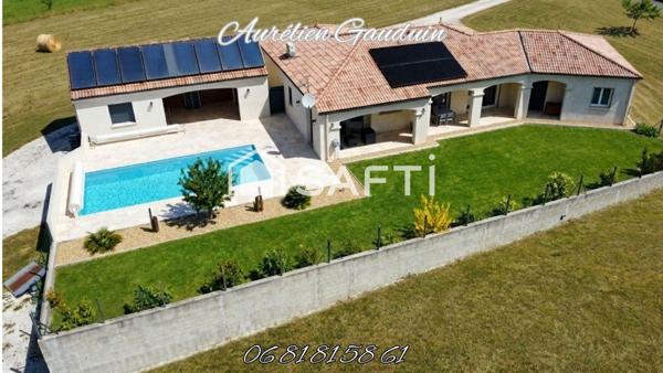 Contemporaine tout confort avec piscine