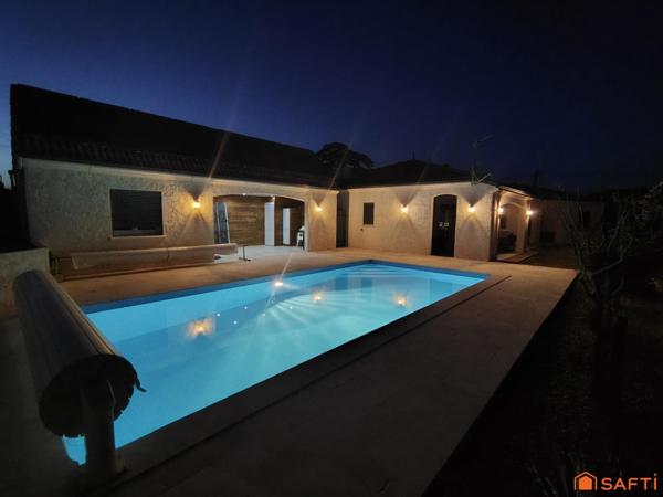 Contemporaine tout confort avec piscine