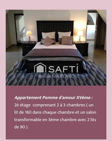 Château rénové du XV et XIXe siècle