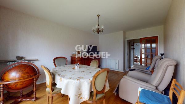 4 pièces traversant avec parking et cave