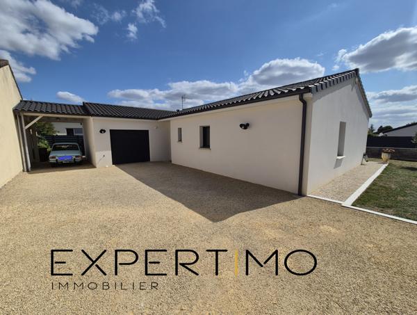 Cissé (86170) PLAIN PIED DE 2017 AVEC PAC chauffage au sol et climatisation réversible