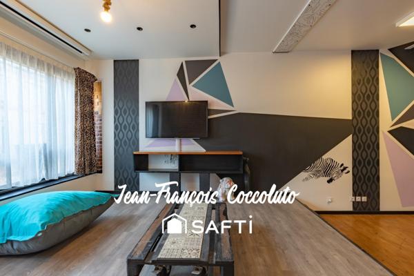 Immeuble avec 3 appartements et 1 local commercial