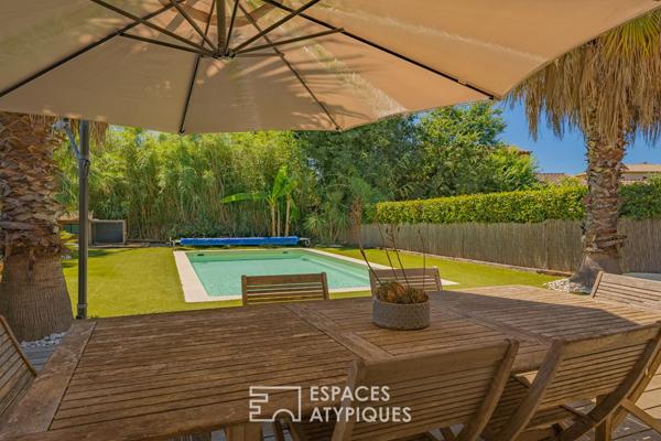 Villa contemporaine dans domaine sécurisé