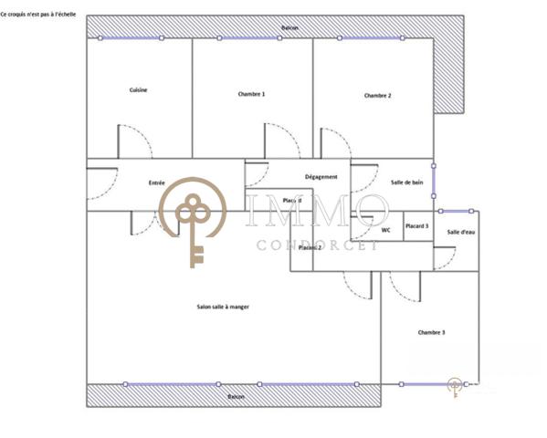 Appartement 4-5p de standing en coeur de ville