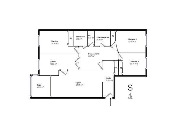 Appartement à vendre 4 pièces 101,37 m² Suresnes