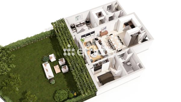 Appartement 3 pièces - 85 m²