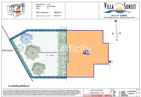 Appartement 3 pièces - 85 m²