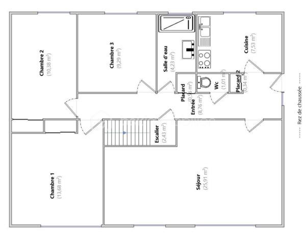 Maison traditionnelle de 81,69 m²