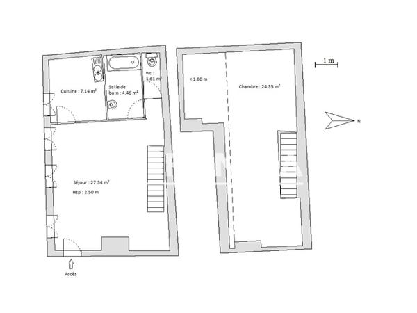 Location Appartement 2 pièces 64.9 m² - 8 PLACE DU PARLEMENT Bordeaux 33000