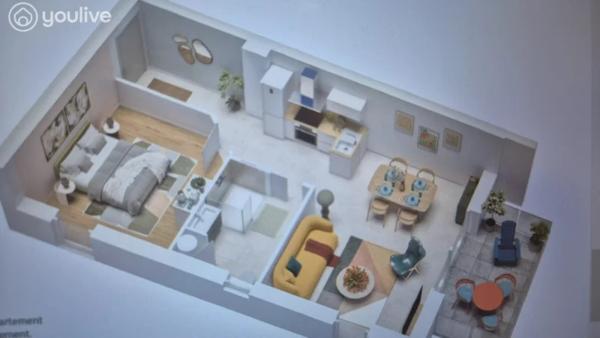 Beau T2 proche centre Le Conquet