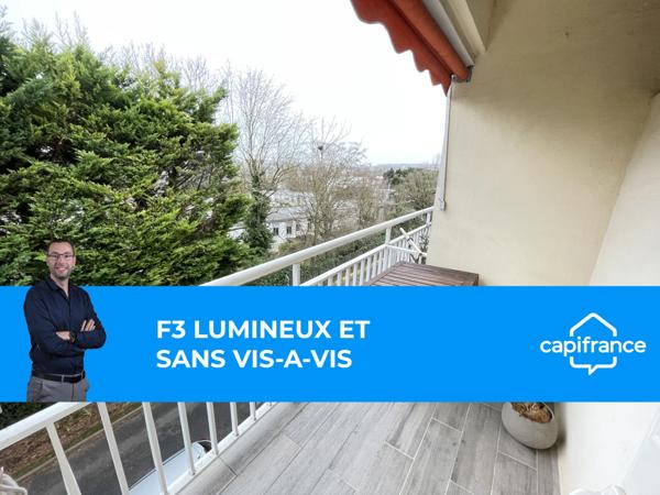 Appartement sans vis-à-vis à vendre 3 pièces FRESNES (94)