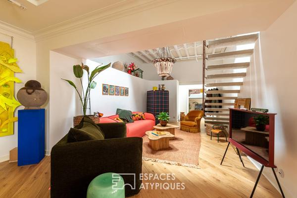 Signature architecturale pour ce loft duplex de centre ville de Rennes