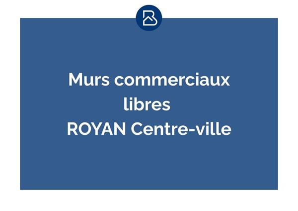 17200 ROYAN Local commercial - MURS Royan 40 m2