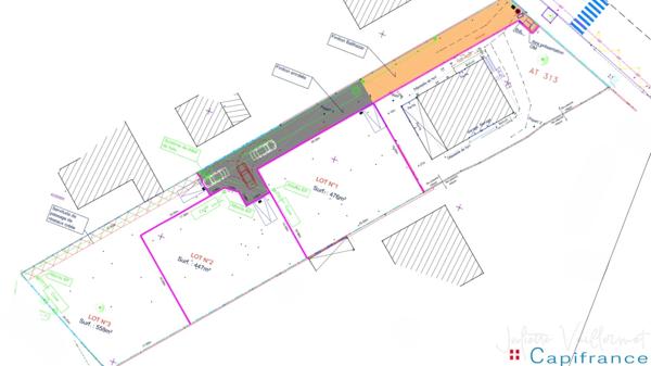 MOIRANS (38430) : Terrain à vendre de 447,00 m²