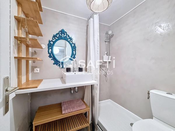 Charmant Studio avec espace chambre et jardin de 64m²