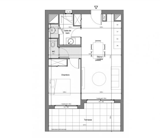Appartement à vendre 2 pièces 46 m² Uzès