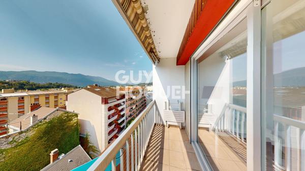 Appartement à vendre de 2 pièces de 36.27 m² - EMPLACEMENT EXCEPTIONNEL – T2 RÉNOVÉ – DERNIER ÉTAGE – 2 BALCONS