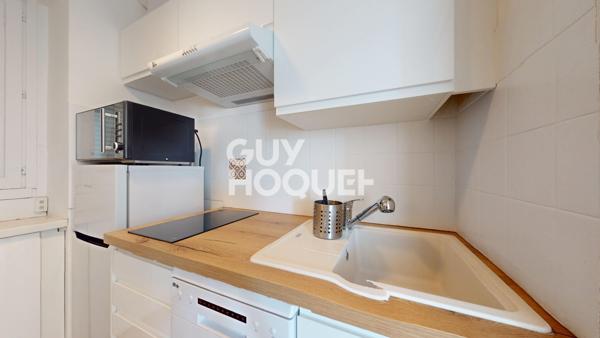 Appartement à vendre de 2 pièces de 36.27 m² - EMPLACEMENT EXCEPTIONNEL – T2 RÉNOVÉ – DERNIER ÉTAGE – 2 BALCONS