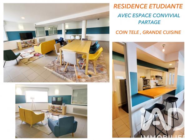 Studio à vendre 18 m² Joué-lès-Tours