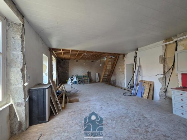 Appartement trois pièces sur deux niveaux