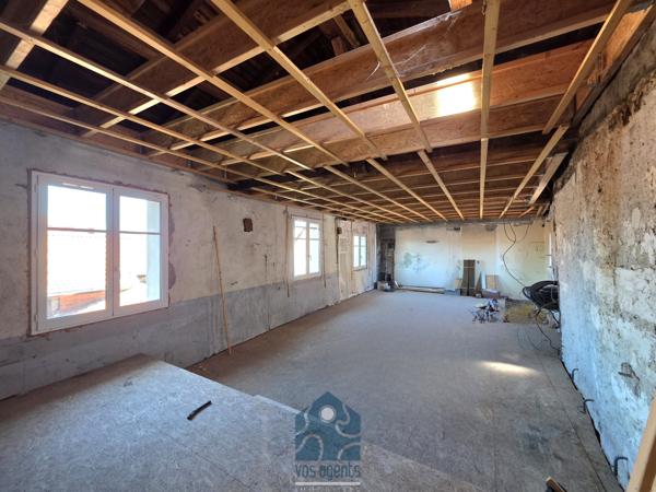 Appartement trois pièces sur deux niveaux