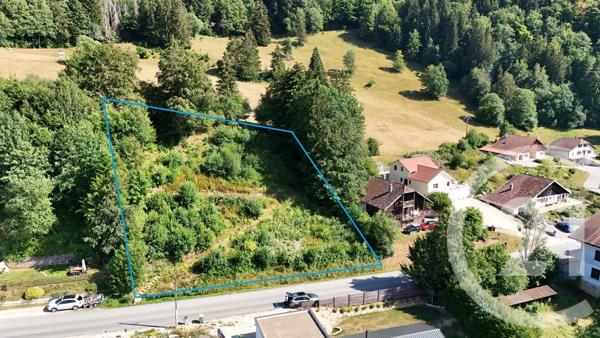 Terrain à vendre  1440 m 2   MONTPERREUX  - 25