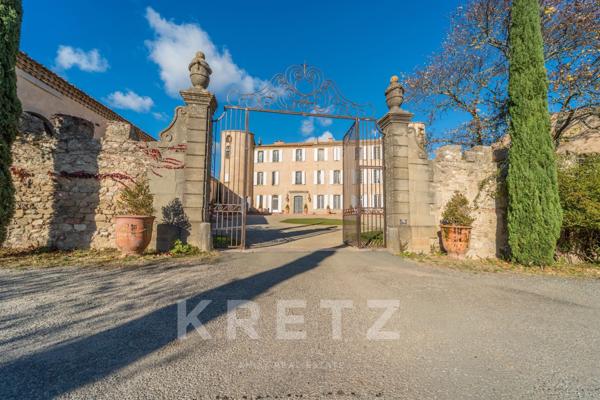 Château d’exception en Languedoc — domaine historique et raffiné