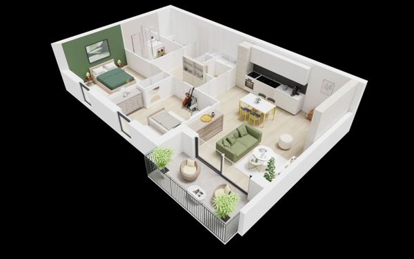 Appartement à vendre    3 pièces • 69,20 m2 Guilers