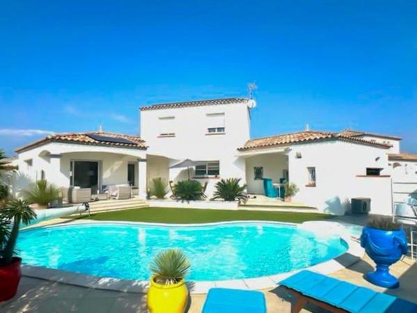 Maison contemporaine T4 de 123m2 avec piscine chauffée – quartier résidentiel calme à vendre SERIGNAN (34)