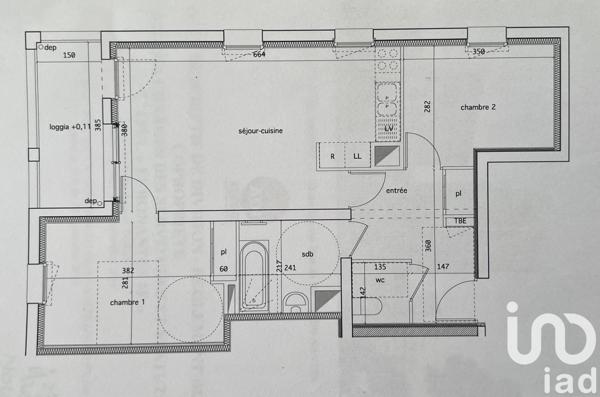 Appartement à vendre 3 pièces 60 m² Nantes