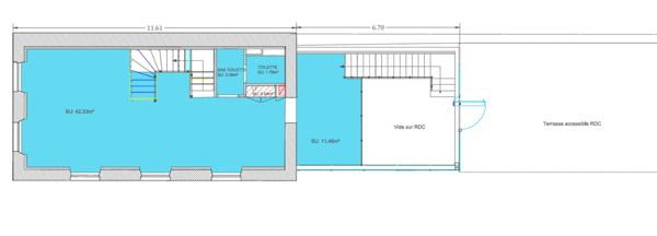 Immeuble 300m² à vendre L'ISLE ADAM (95)