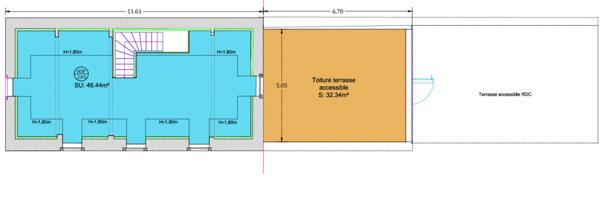 Immeuble 300m² à vendre L'ISLE ADAM (95)