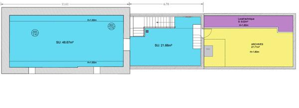 Immeuble 300m² à vendre L'ISLE ADAM (95)