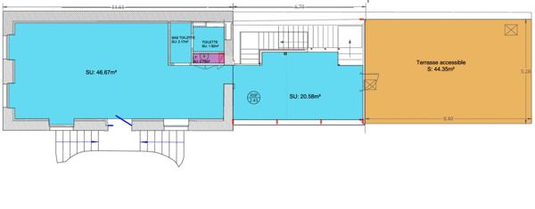 Immeuble 300m² à vendre L'ISLE ADAM (95)
