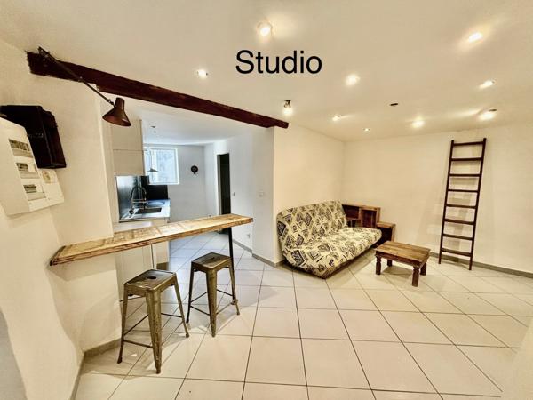 Maison de ville + Studio à louer
