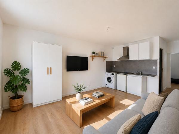 Appartement coeur de ville de Meaux - Studio entièrement redécoré, gare à 5 min à pieds - petite copropriété