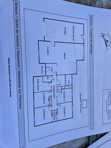 Maison de plain-pied avec piscine - 150 m² habitables Bassilac