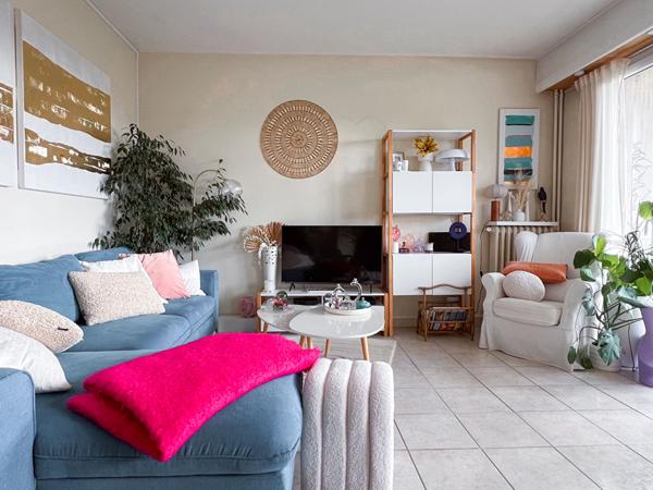 A VENDRE : Appartement T3 ANGERS - 2 chambres - Balcons - Parking - Cave