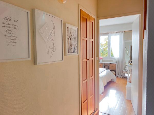 A VENDRE : Appartement T3 ANGERS - 2 chambres - Balcons - Parking - Cave