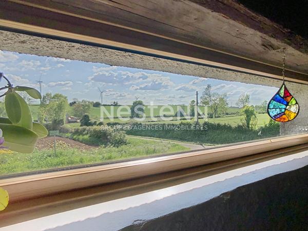 Maison atypique avec grand terrain et dépendances à Saint-Hilaire-des-Loges