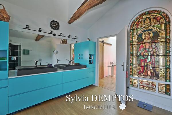 Ferme landaise sans vis à vis, avec vue sur les Pyrénées et la Rhune.