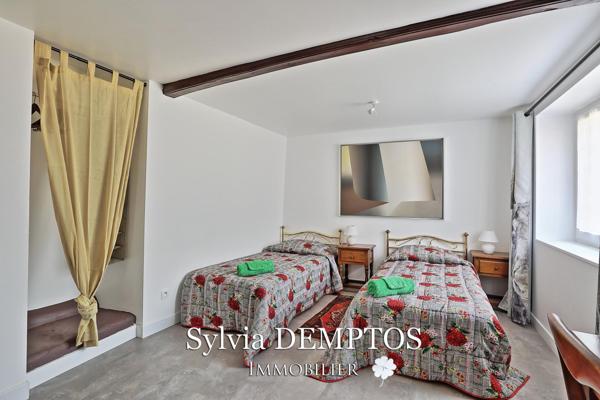 Ferme landaise sans vis à vis, avec vue sur les Pyrénées et la Rhune.