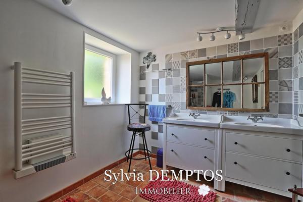 Ferme landaise sans vis à vis, avec vue sur les Pyrénées et la Rhune.