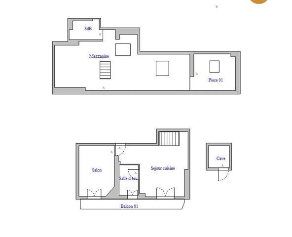 Appartement à vendre 3 pièces 49 m² Paris 20