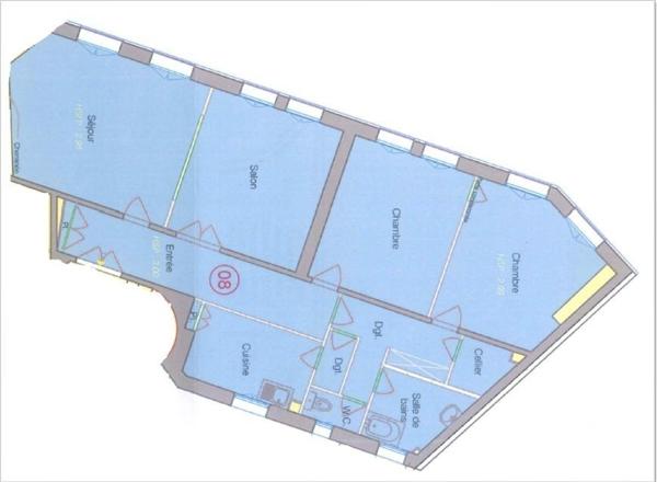 Appartement 4 pièces de 98 m² à Courbevoie (92400)