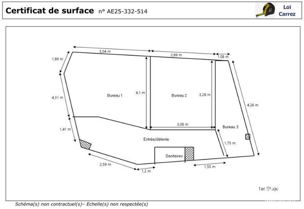 Bureaux à vendre 56 m² Nantes