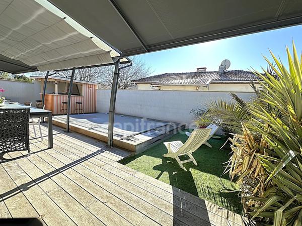AUDENGE (33) Maison PLAIN-PIED- centre ville-Calme-112m2-3ch-double garage -terrain 560m²