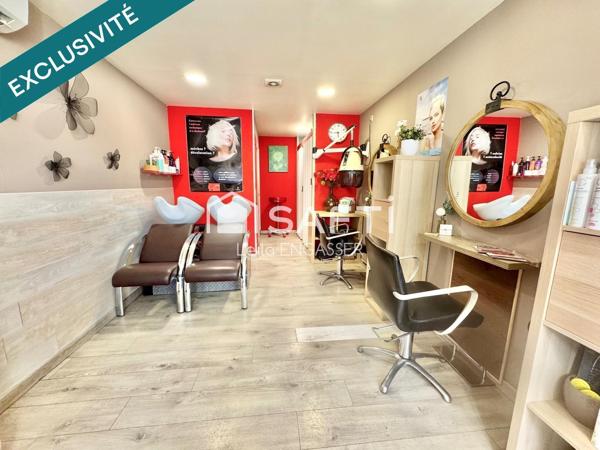 Salon de coiffure clé en main, emplacement idéal, clientèle fidèle