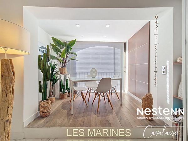 Appartement refait à neuf de type 1 d'environ 33 m² aux Marines de Cogolin à l'exposition sud et vue mer !